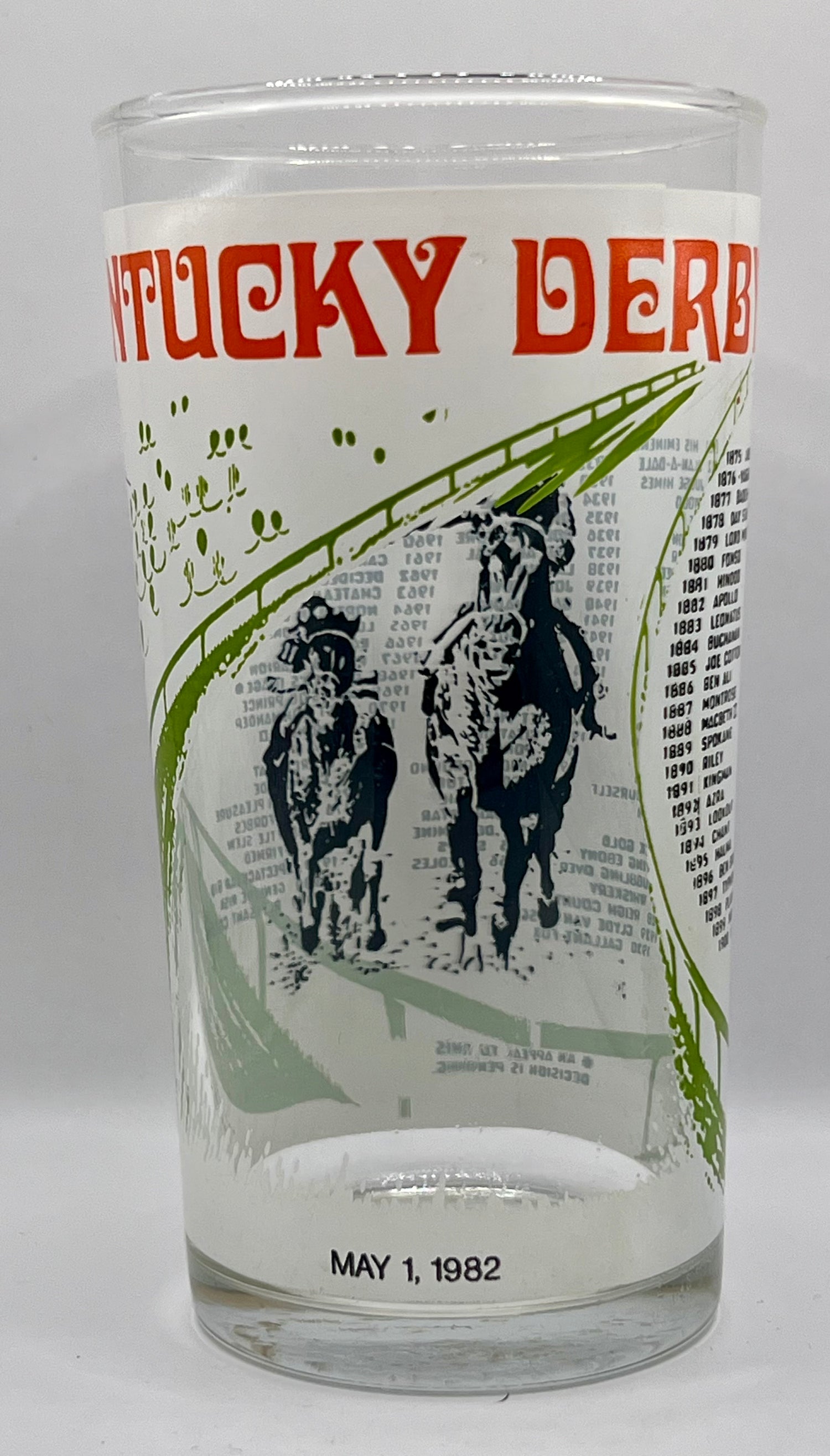 Unoffocial Derby Bar Glasses