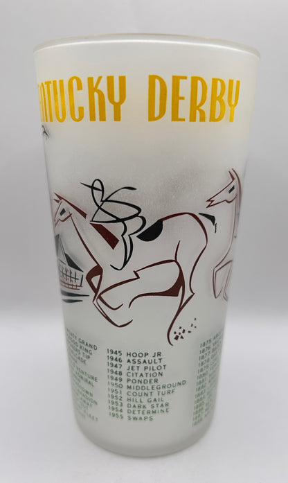 1956 Kentucky Derby Glass: 1 Star, 3 Tails