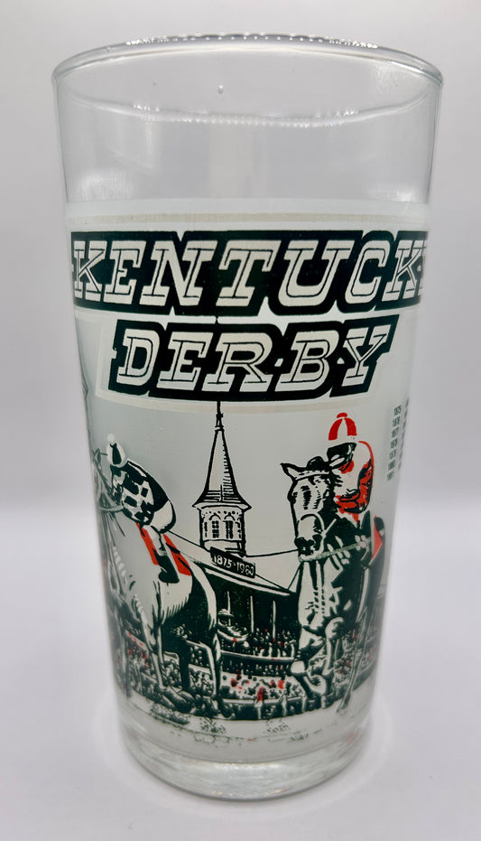 1980 Kentucky Derby Glass - Green Screen