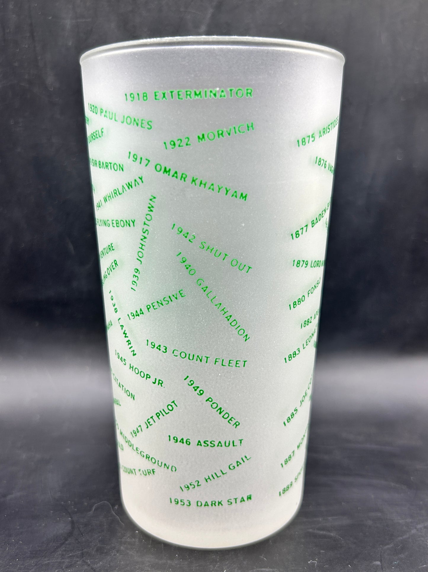 1954 Kentucky Derby Glass