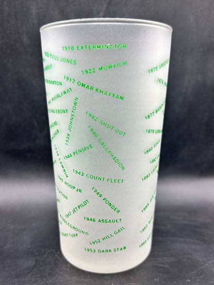 1954 Kentucky Derby Glass