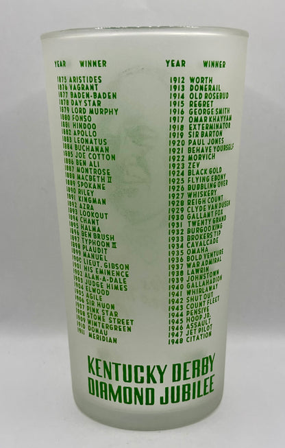 1949 Kentucky Derby Glass