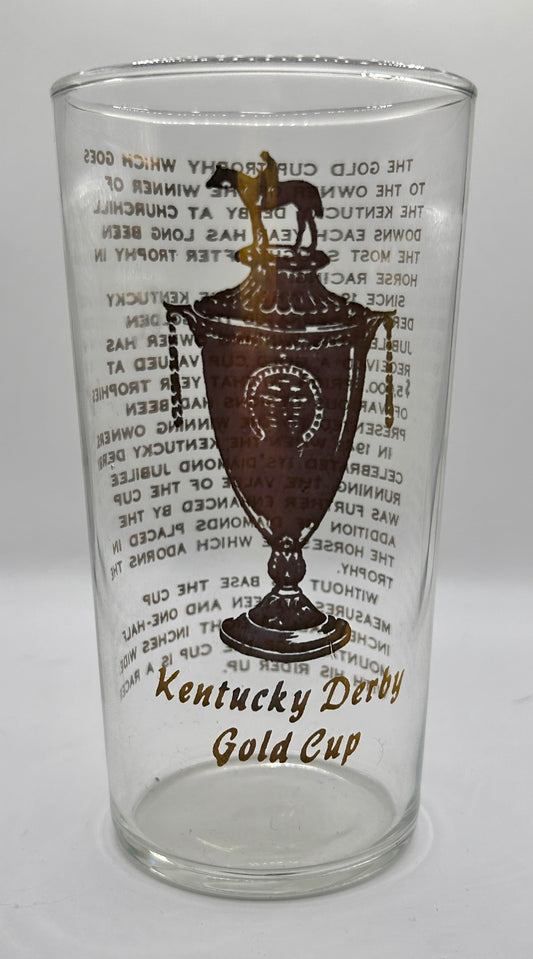 1952 Kentucky Derby Sample Glass