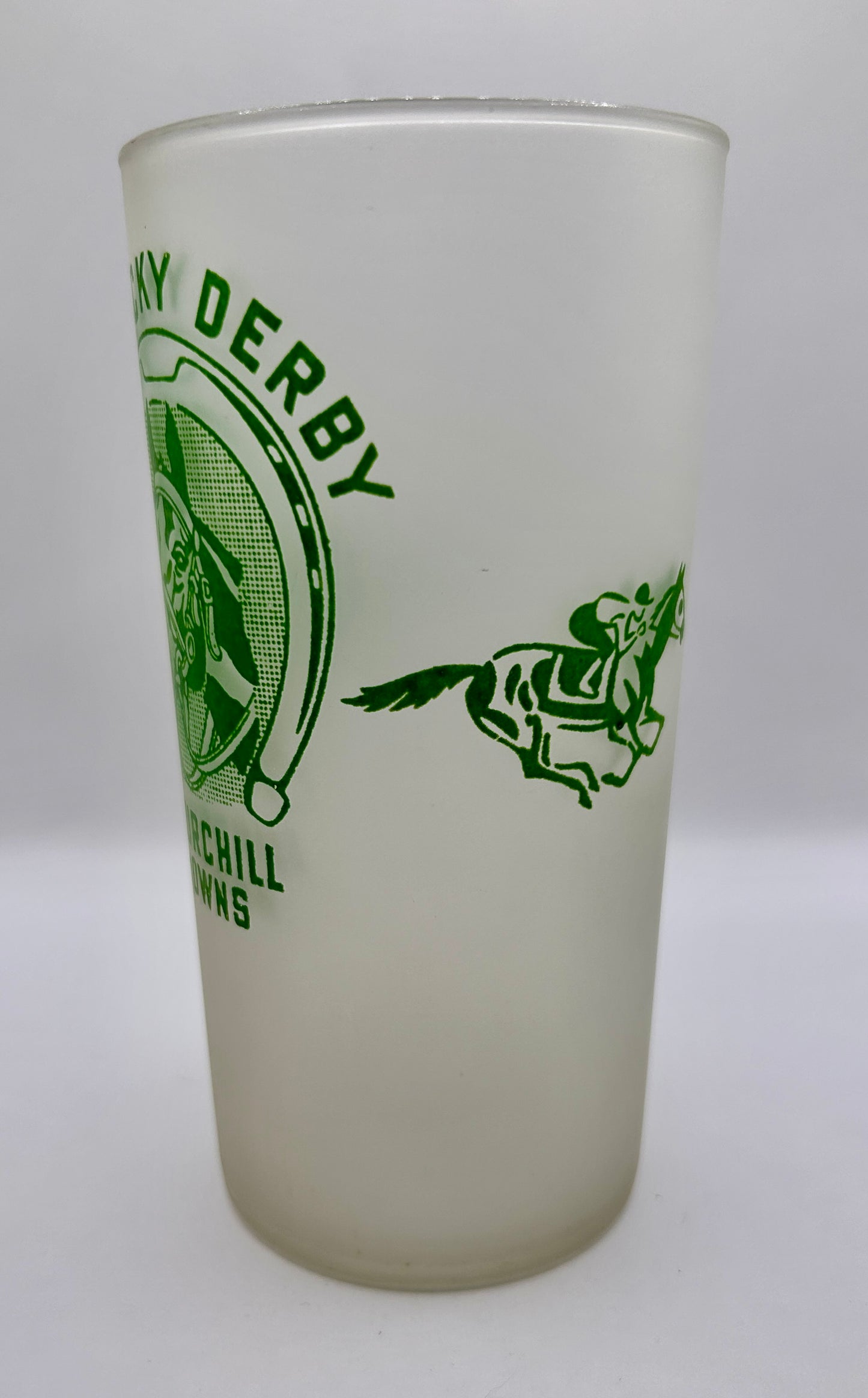 1948 Kentucky Derby Glass - Clear Bottom