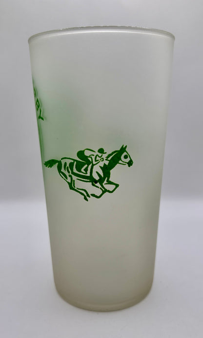 1948 Kentucky Derby Glass - Clear Bottom