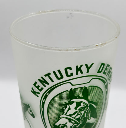 1948 Kentucky Derby Glass - Clear Bottom