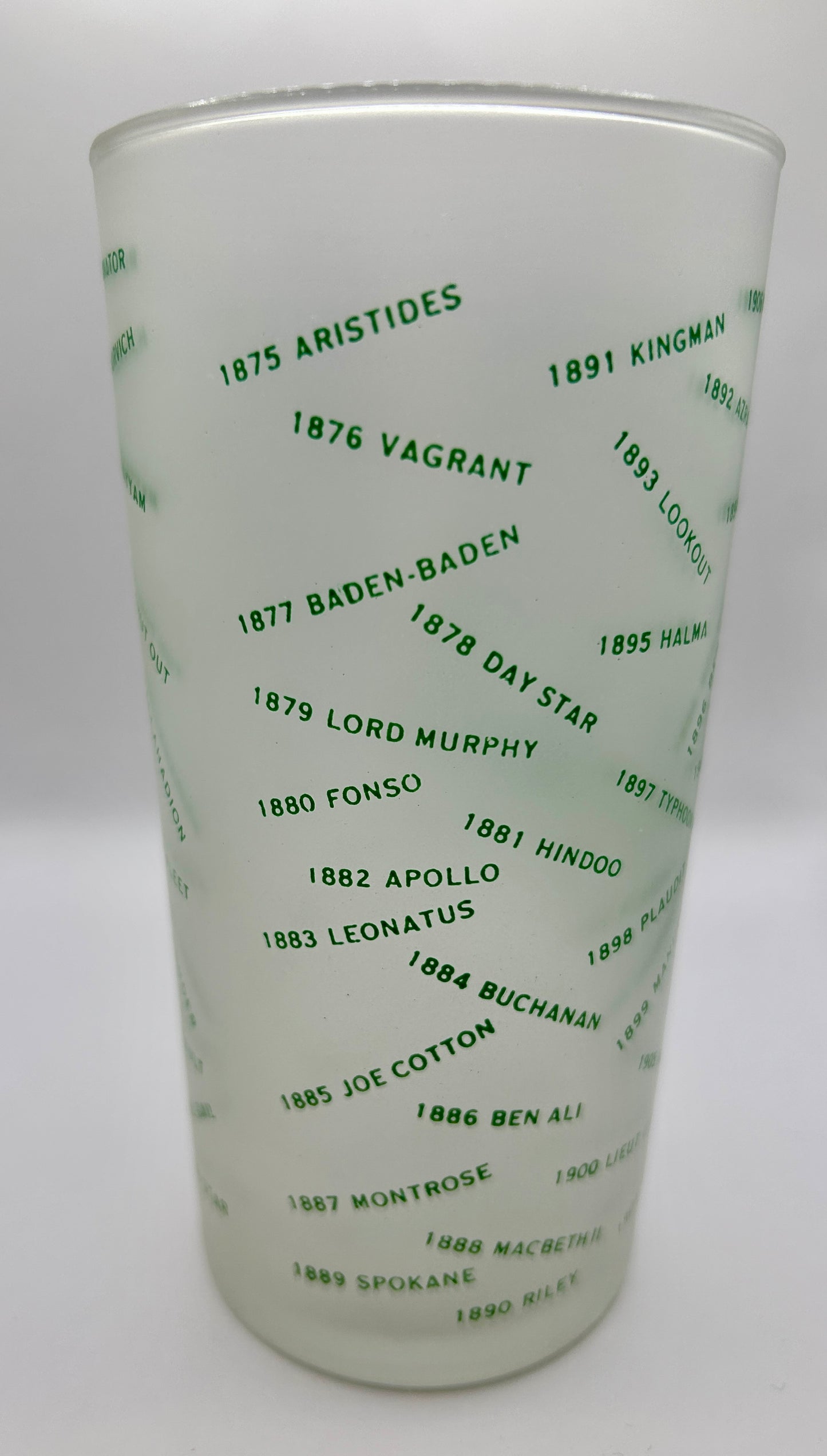 1954 Kentucky Derby Glass