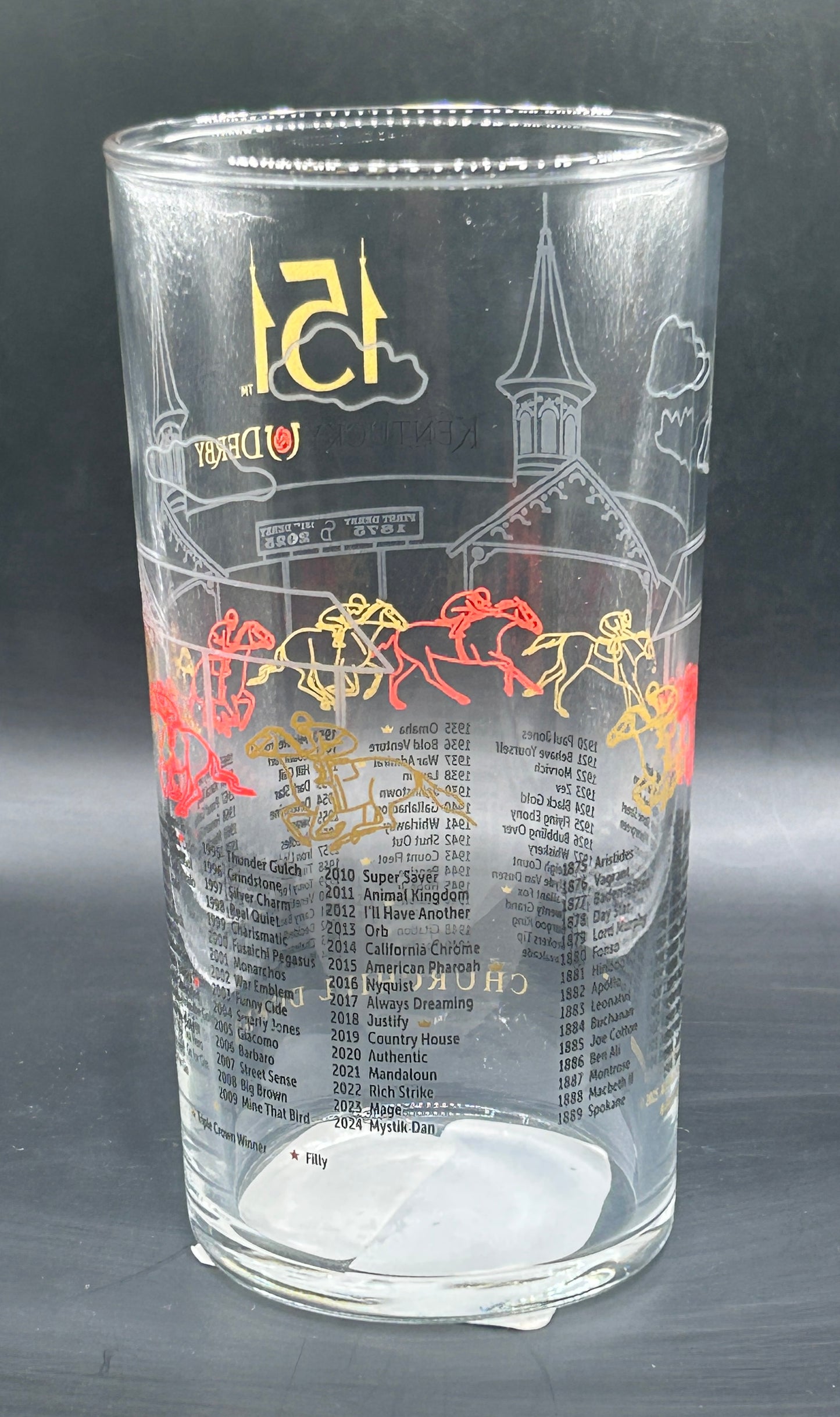 Case of 2025 Kentucky Derby Glasses