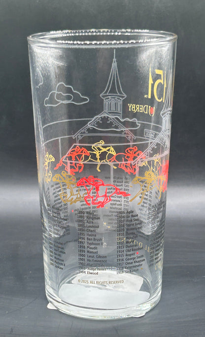 Case of 2025 Kentucky Derby Glasses