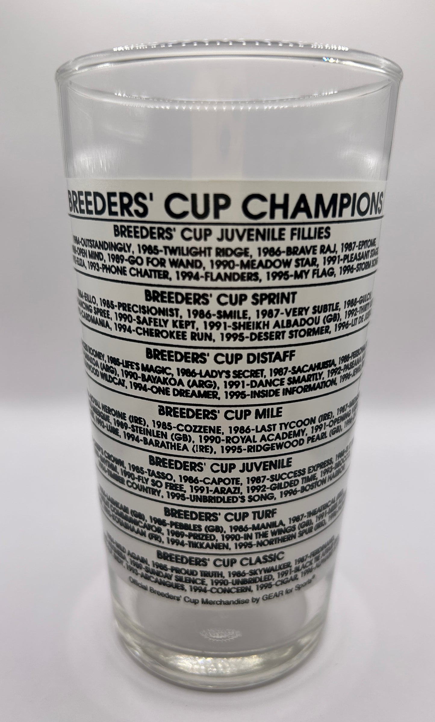 1997 Breeders' Cup Glass