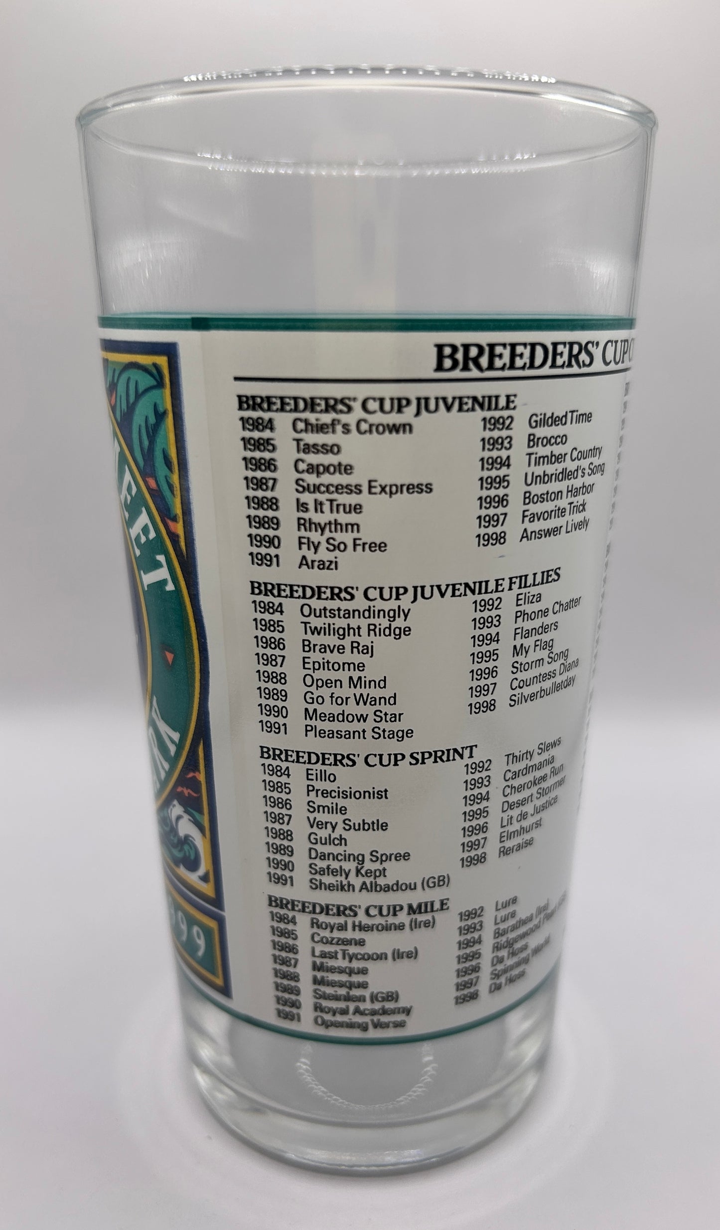 1999 Breeders' Cup Glass