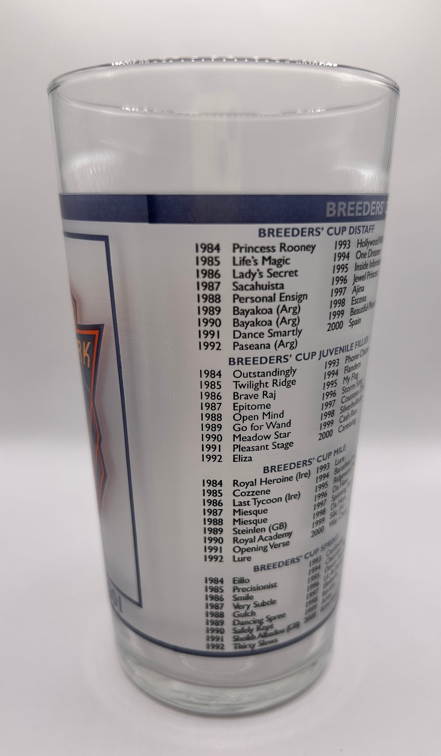 2001 Breeders' Cup Glass