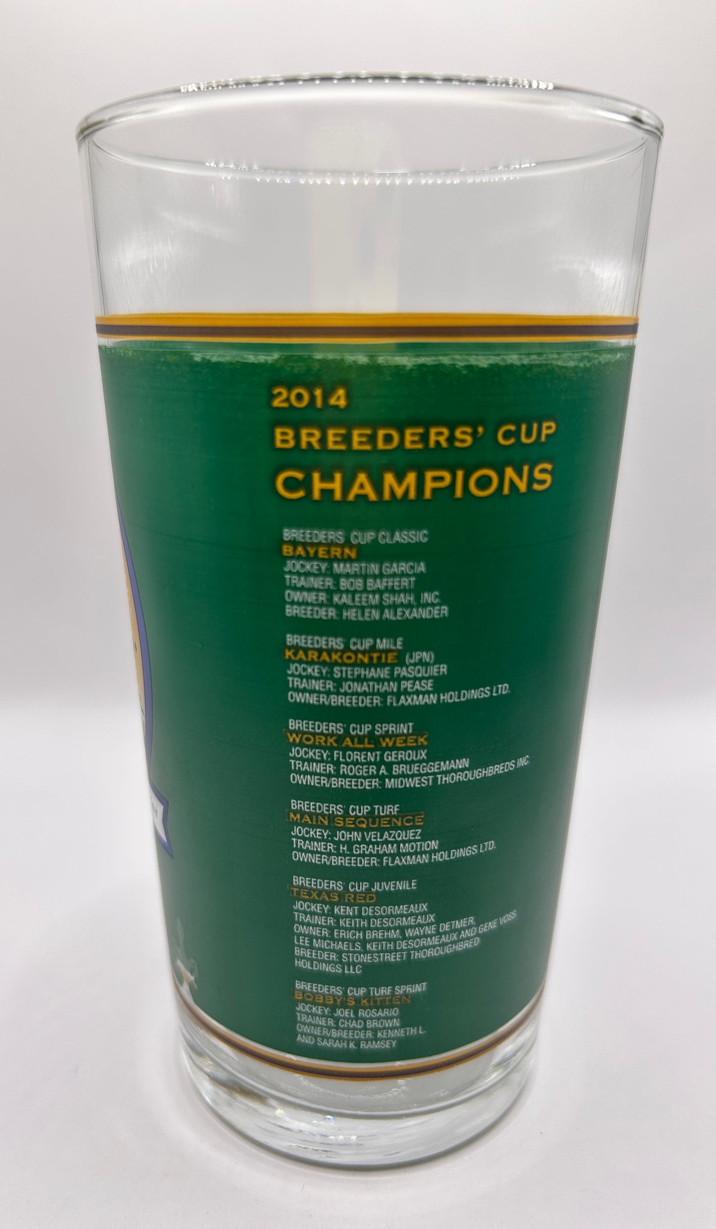 2015 Breeders' Cup Glass