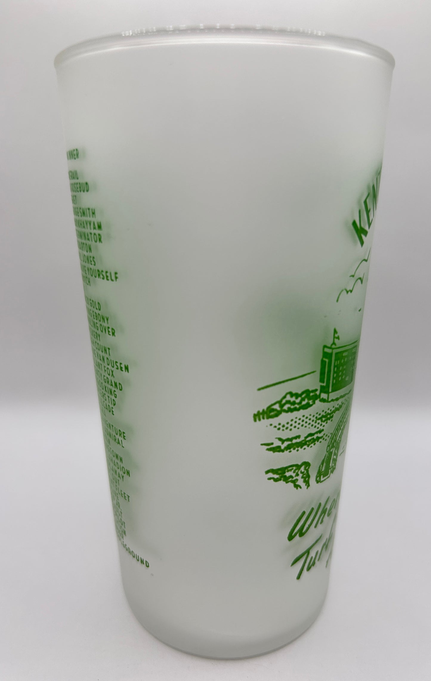 1951 Kentucky Derby Glass