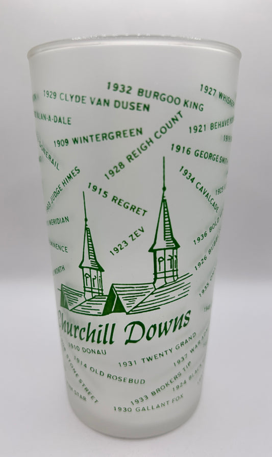 1954 Kentucky Derby Glass