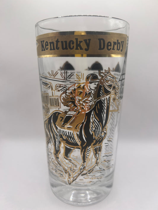 1968 Unofficial Kentucky Derby BAR Glass