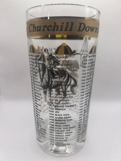 1968 Unofficial Kentucky Derby BAR Glass