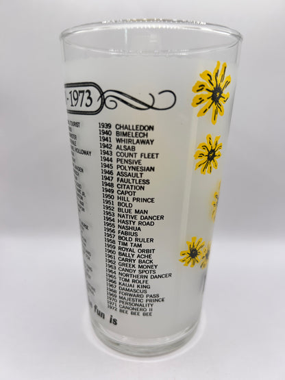 1973 Preakness Stakes Glass