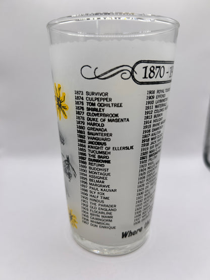 1974 Preakness Stakes Glass