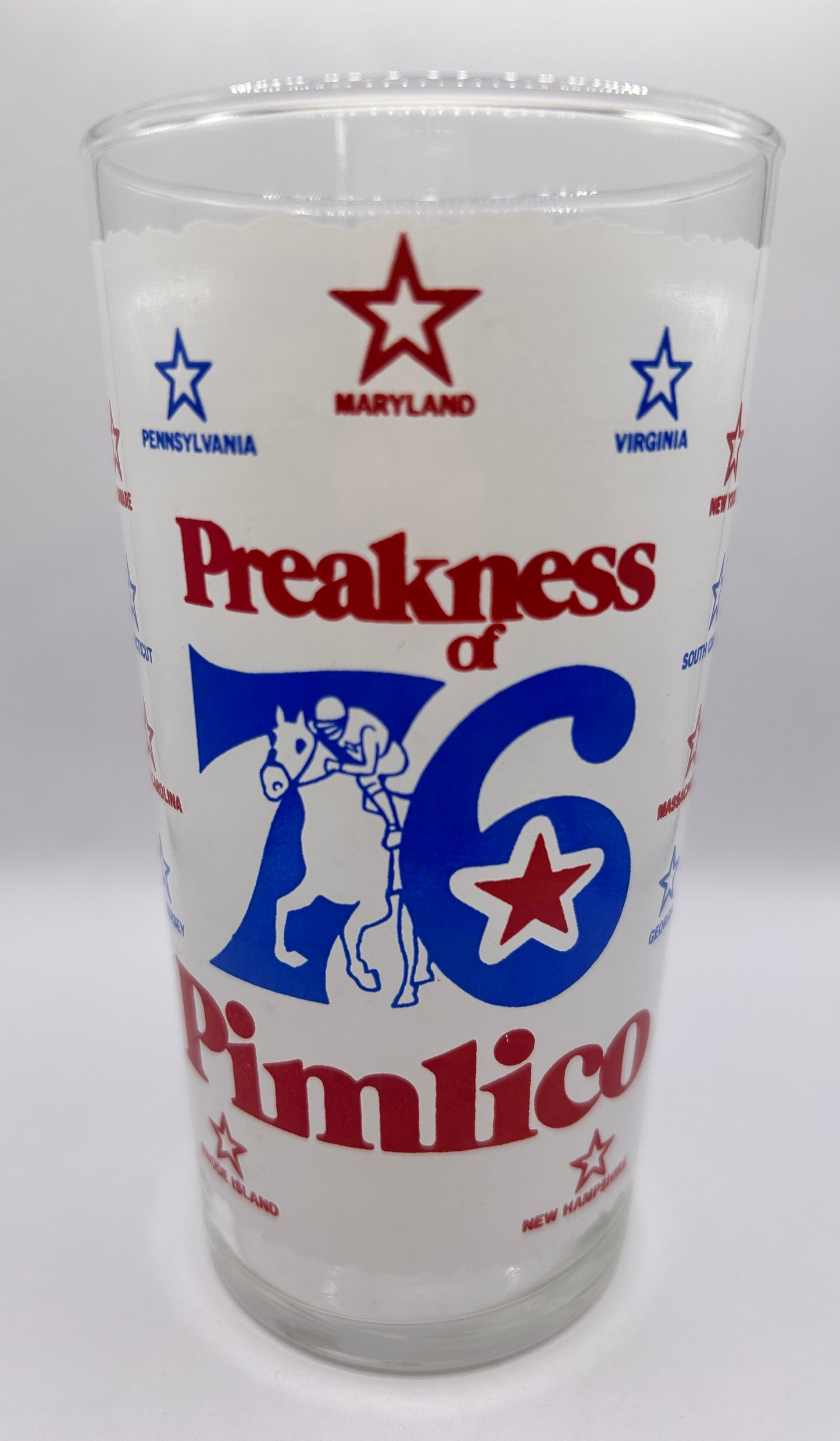 1976 Preakness Stakes Glass