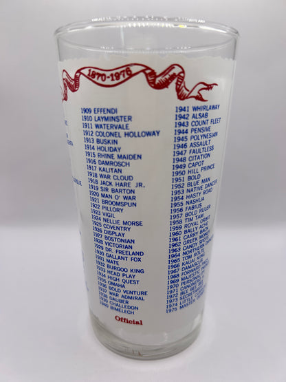 1976 Preakness Stakes Glass