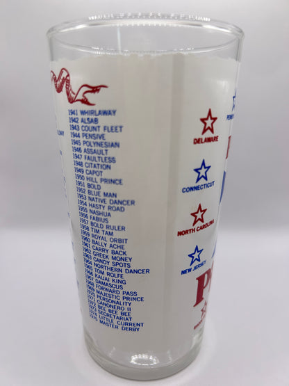 1976 Preakness Stakes Glass