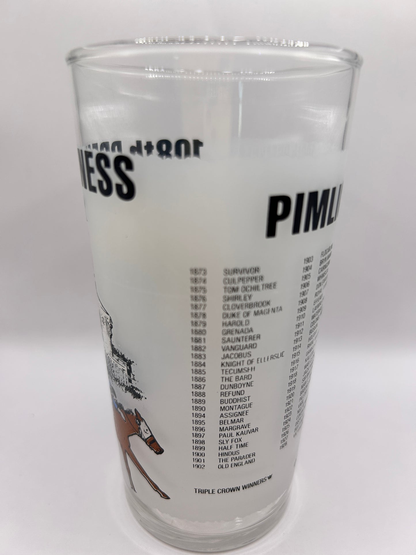 1983 Preakness Stakes Glass