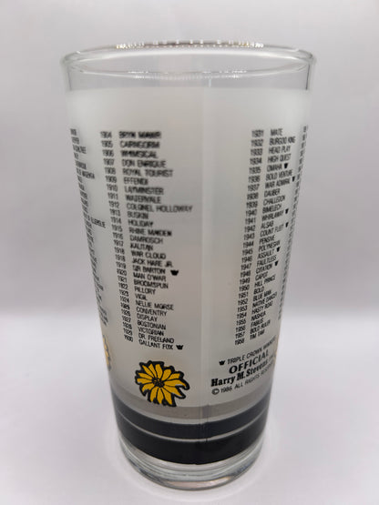 1986 Preakness Stakes Glass