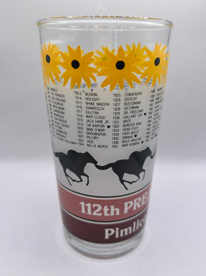 1987 Preakness Stakes Glass