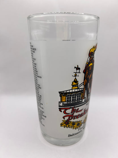 1990 Preakness Stakes Glass