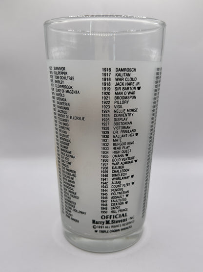 1991 Preakness Stakes Glass