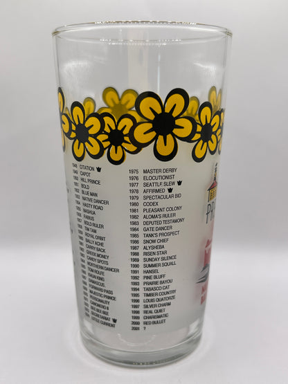 2001 Preakness Stakes Glass