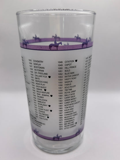 2002 Preakness Stakes Glass