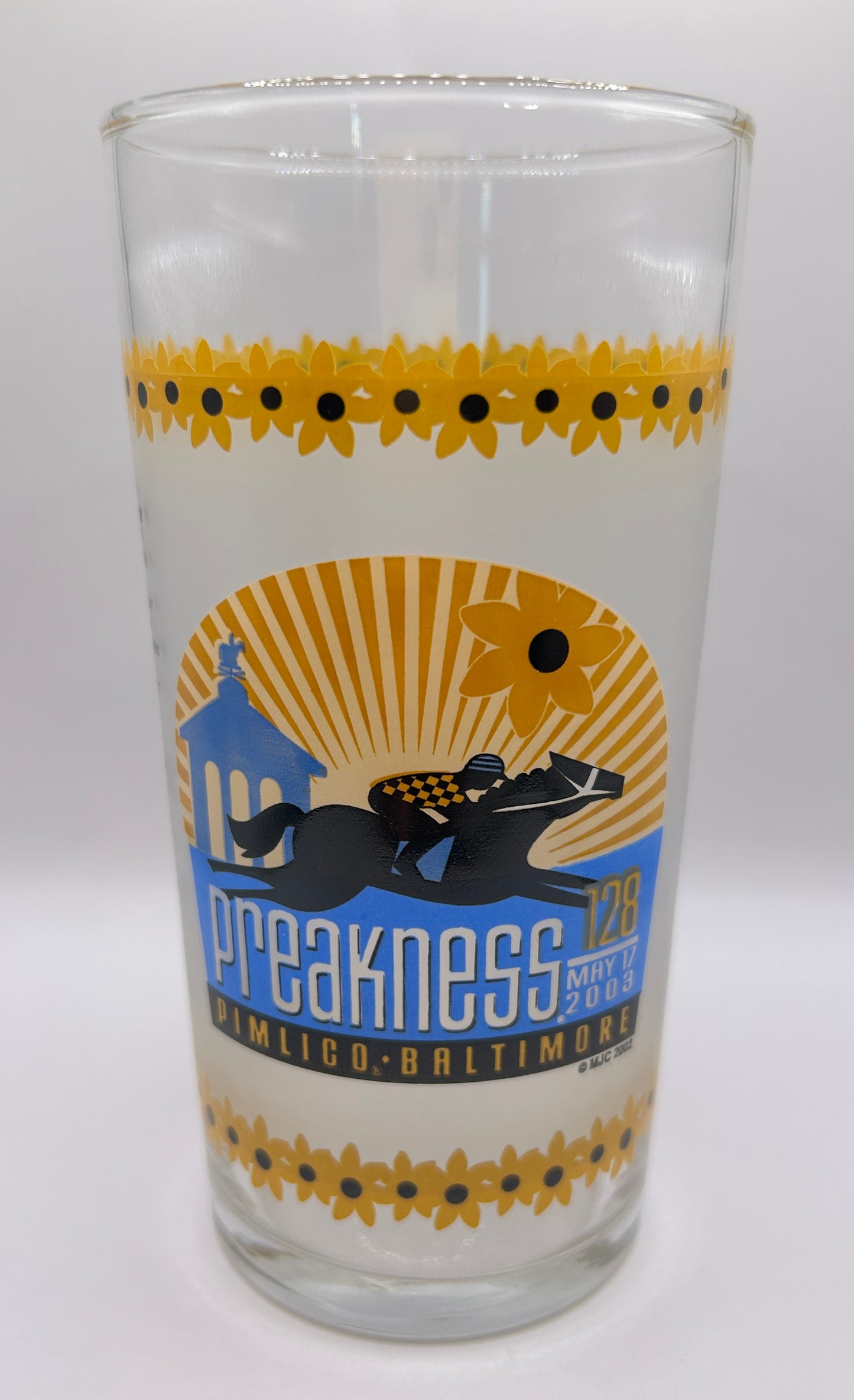 2003 Preakness Stakes Glass