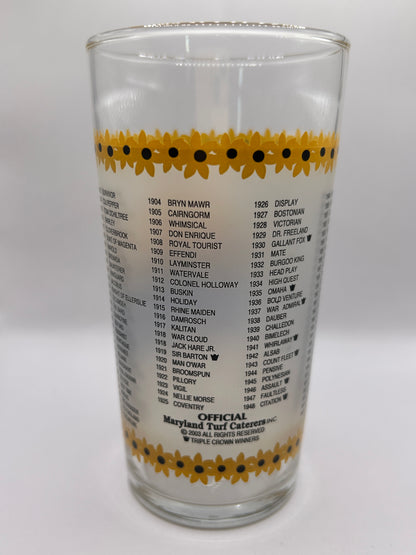 2003 Preakness Stakes Glass