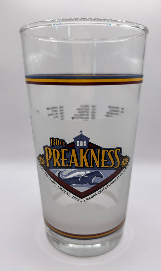 2005 Preakness Stakes Glass