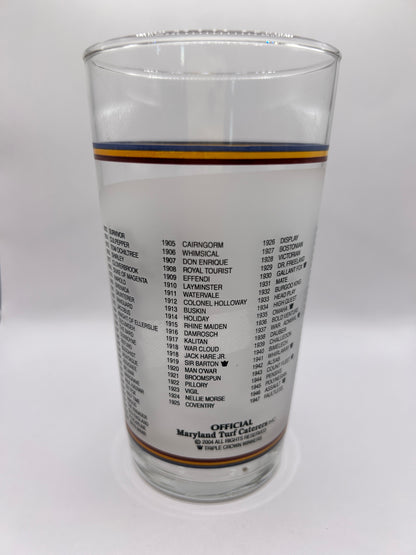 2005 Preakness Stakes Glass