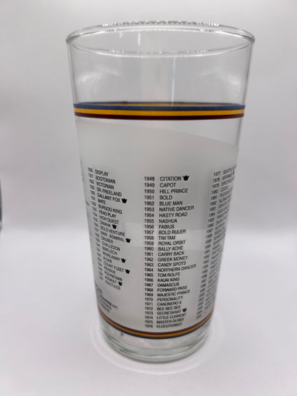 2005 Preakness Stakes Glass