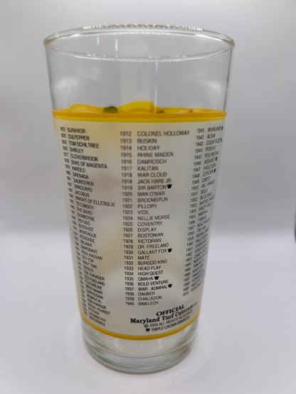 2006 Preakness Stakes Glass