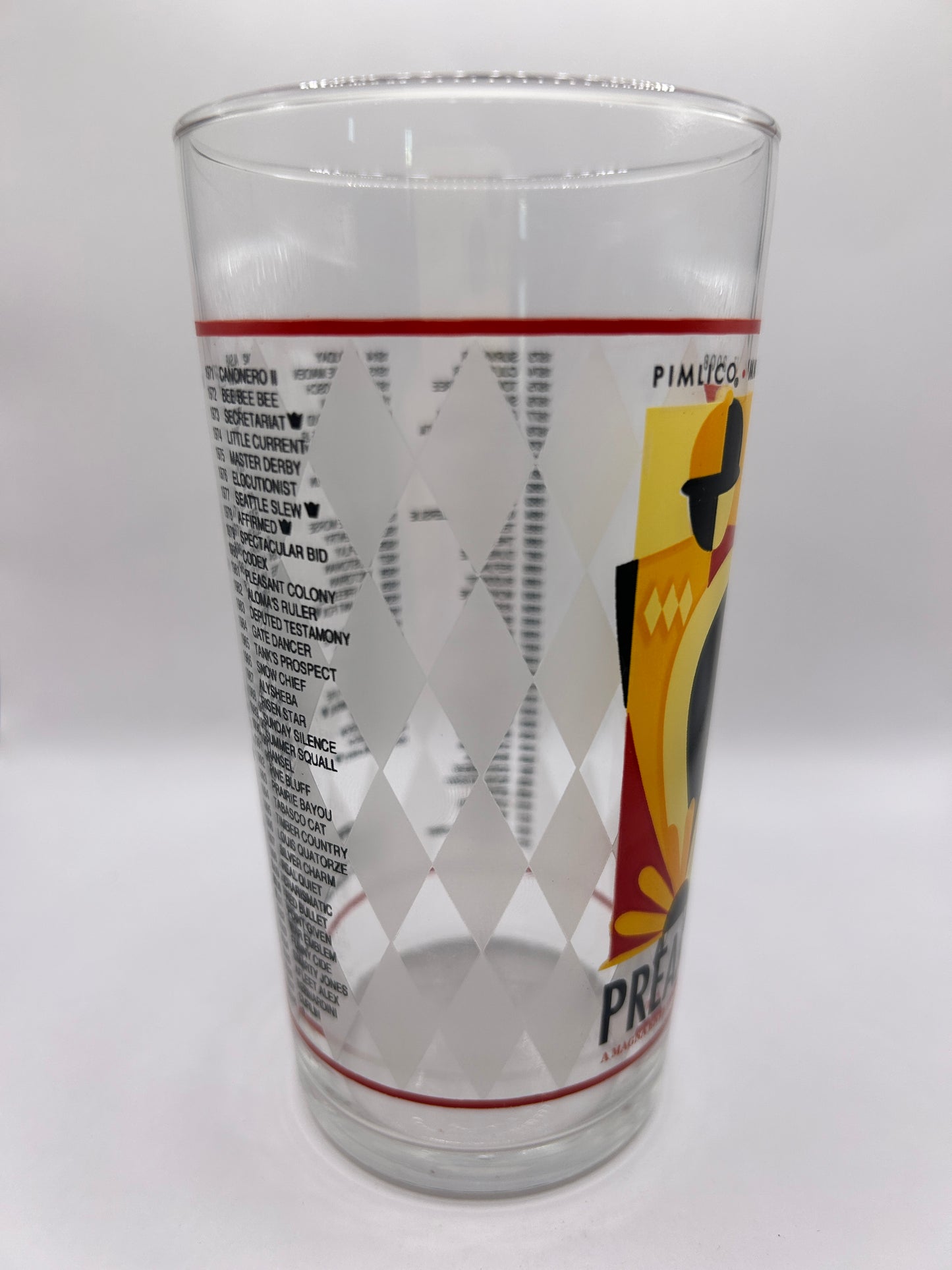 2008 Preakness Stakes Glass