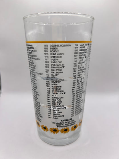 2009 Preakness Stakes Glass