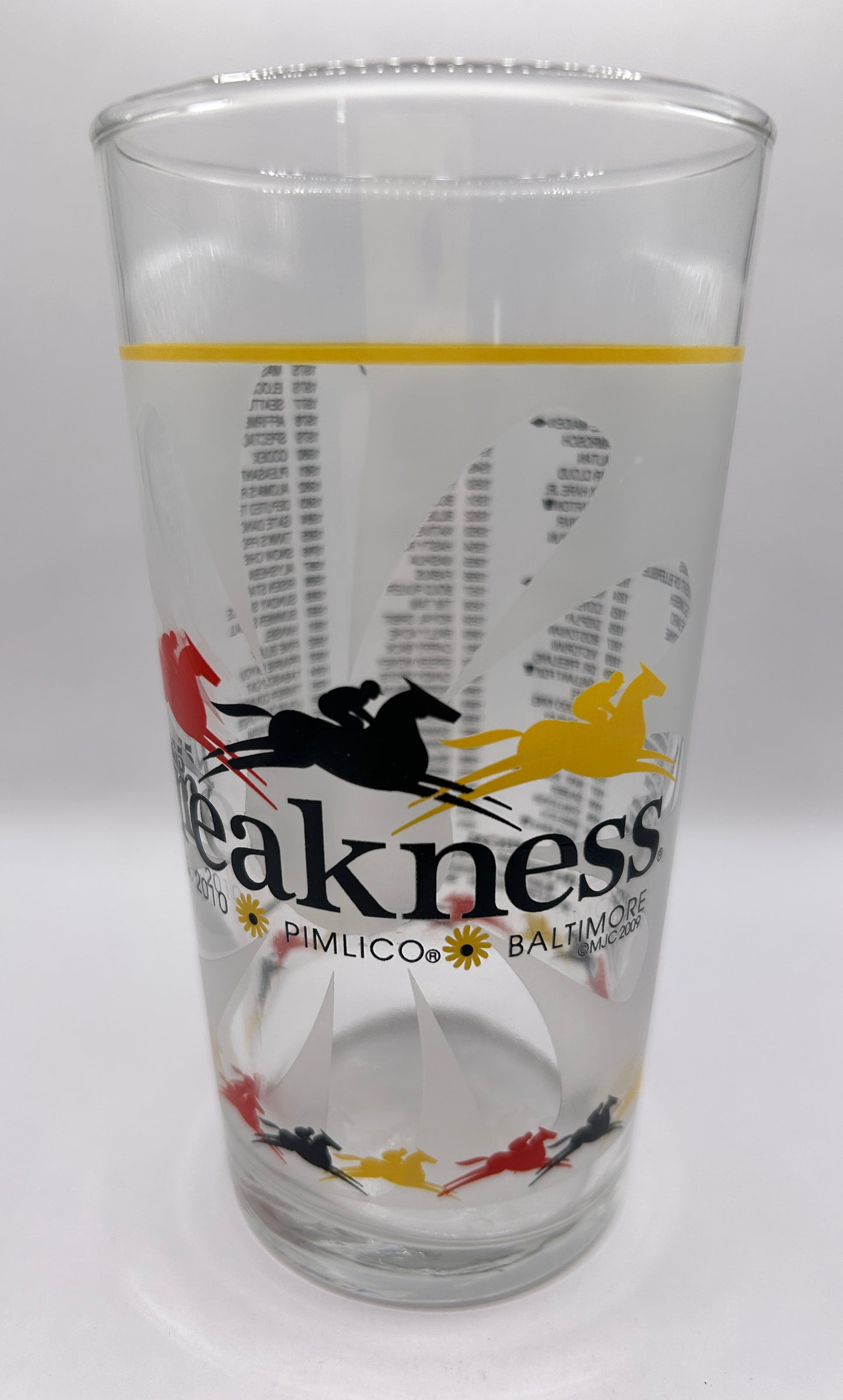 2010 Preakness Stakes Glass