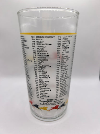 2010 Preakness Stakes Glass