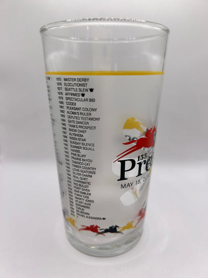 2010 Preakness Stakes Glass