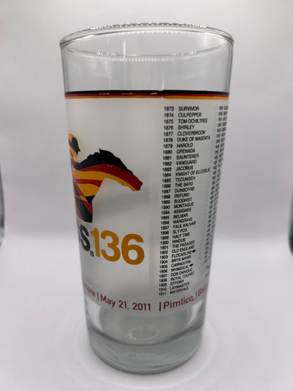 2011 Preakness Stakes Glass