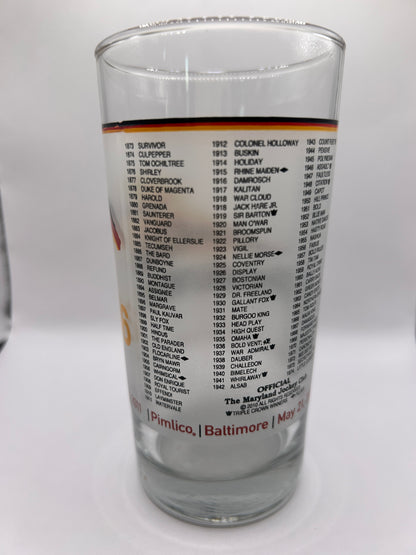 2011 Preakness Stakes Glass