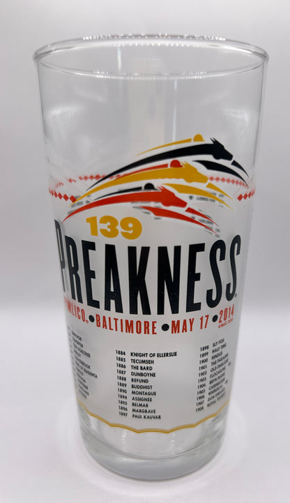 2014 Preakness Stakes Glass