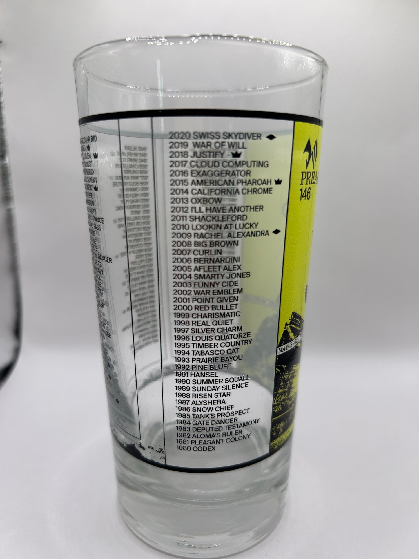 2021 Preakness Stakes Glass