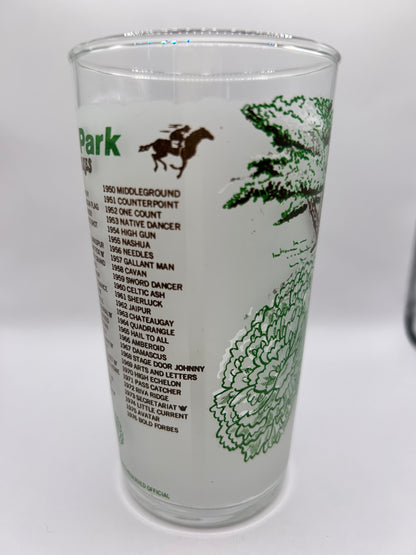 1977 Belmont Stakes Glass