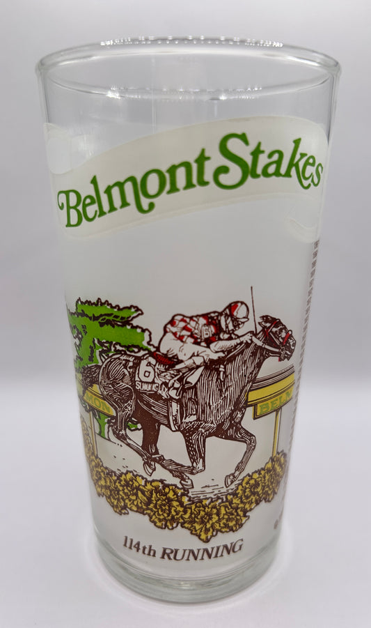 1982 Belmont Stakes Glass